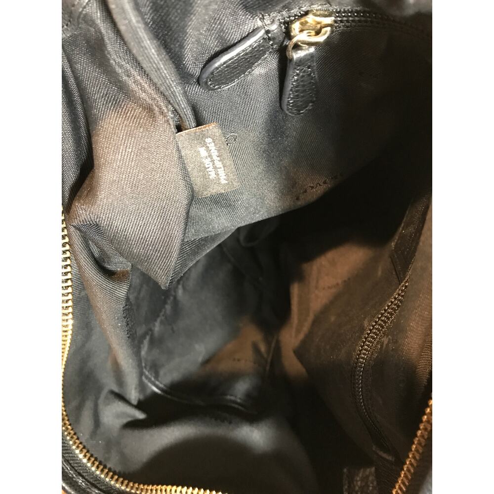 Coach Hobo Shoulder Bag in Black Pebbled Leather EUC - Picture 8 of 9